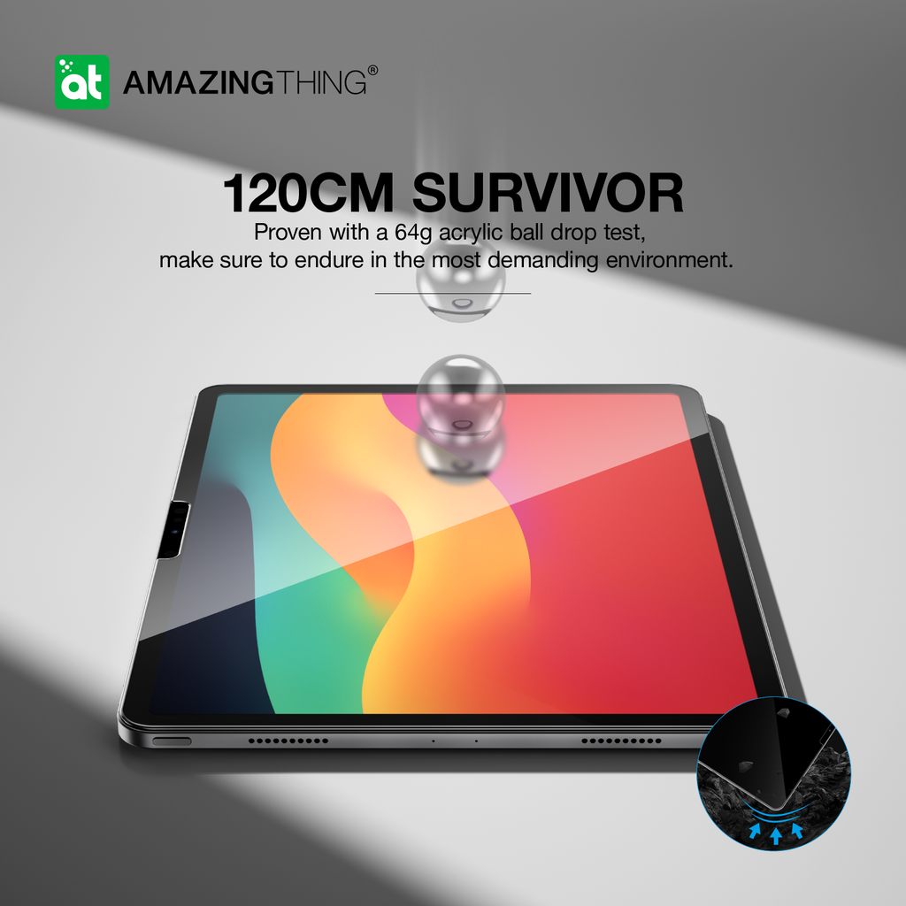 AMAZINGthing IPAD PRO 13 (M4) 2024 2.5D F.COV.RADIX CLEAR GLASS