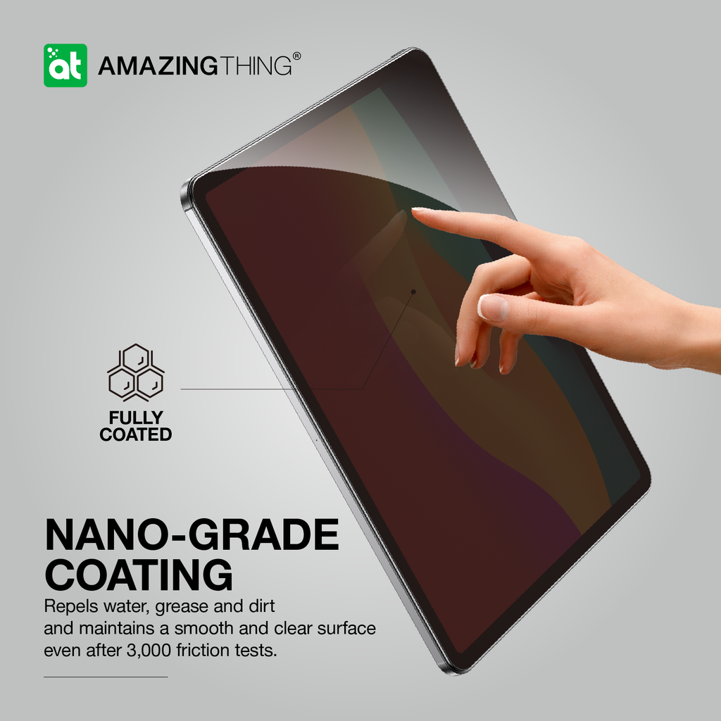 AMAZINGthing IPAD PRO 13 (M4) 2024 2.5D F.COV.RADIX PRIVACY GLASS