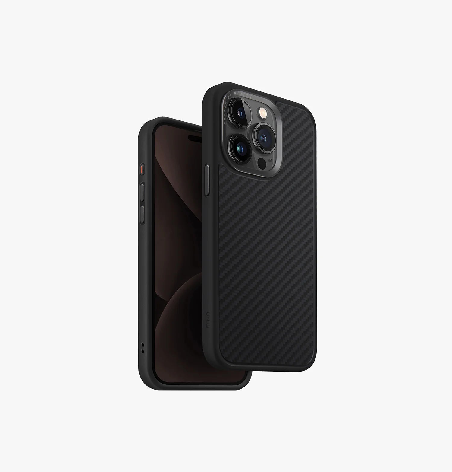 UNIQ HYBRID IPHONE 15 PRO MAX 6.7 MAGCLICK CHARGING KEVA - CARBON BLACK