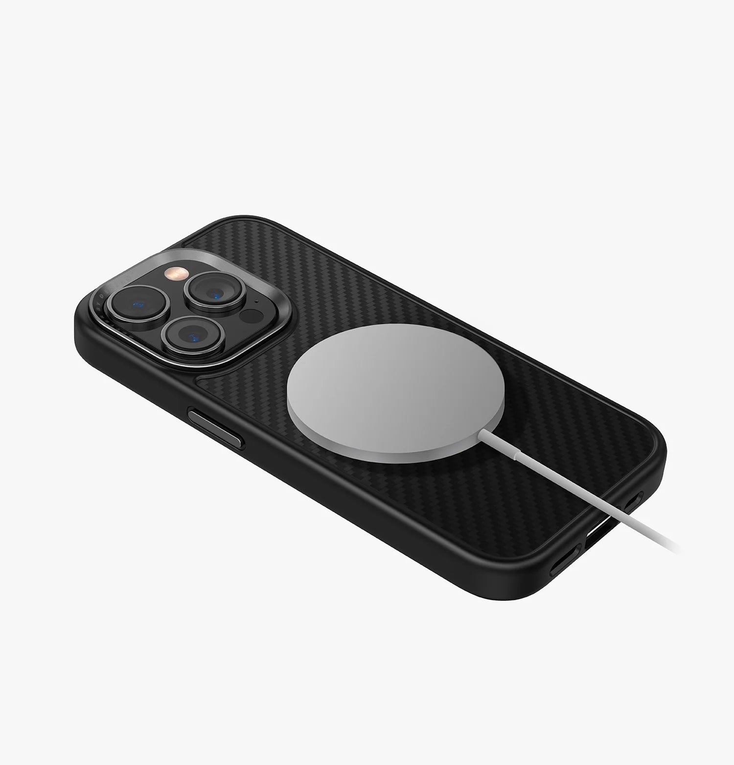 UNIQ HYBRID IPHONE 15 PRO 6.1 MAGCLICK CHARGING KEVA - CARBON BLACK