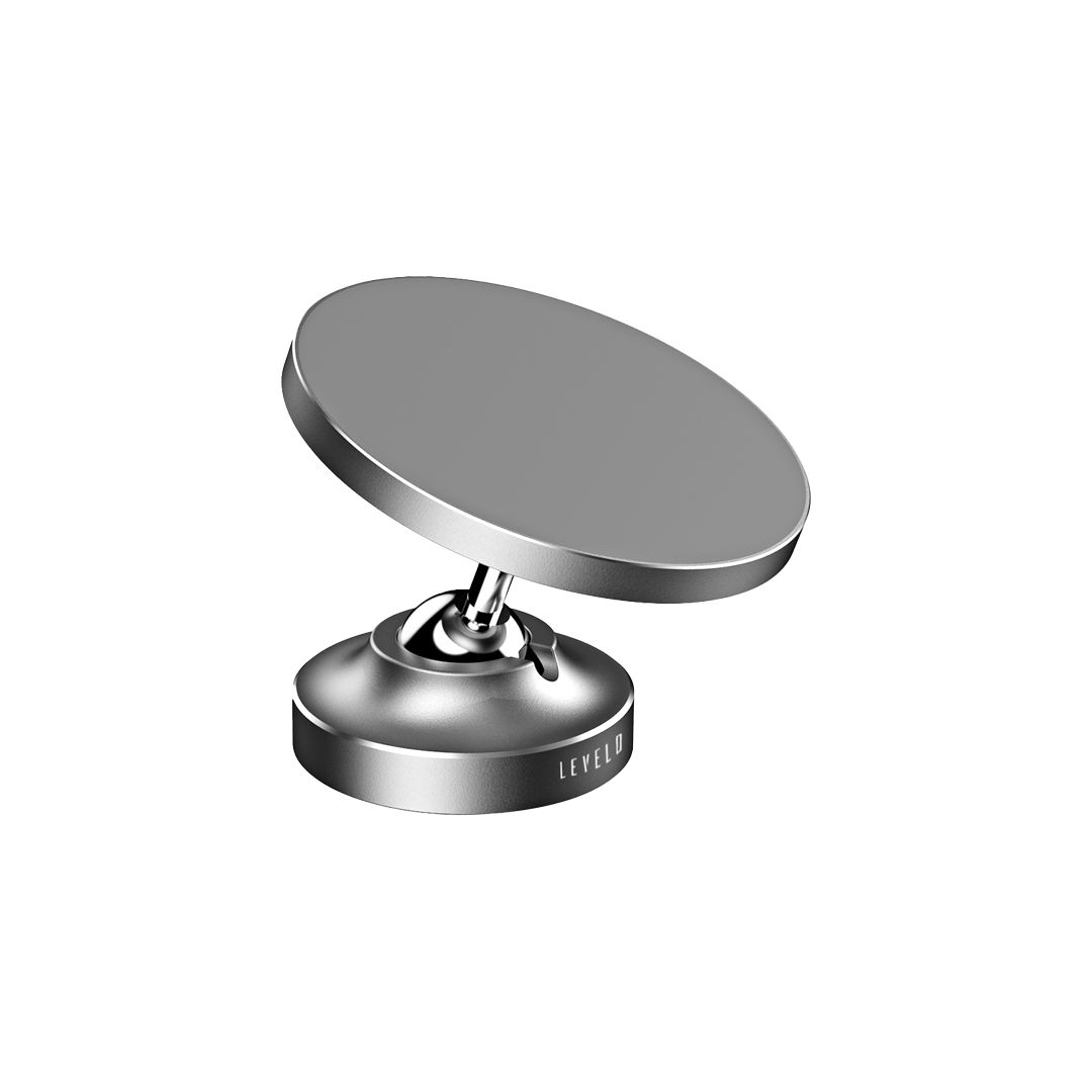 Levelo Magnifica Magnetic Phone Holder Stand - Silver