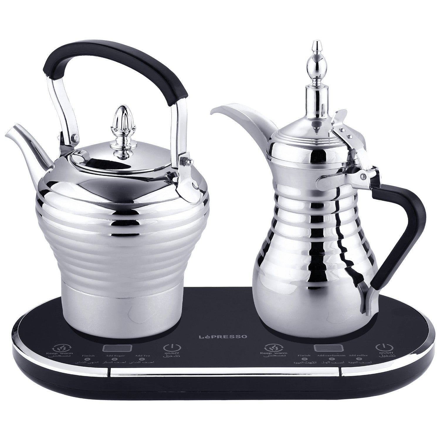 LePresso Electrical Arabic Coffee and Tea Maker 1600W - Silver