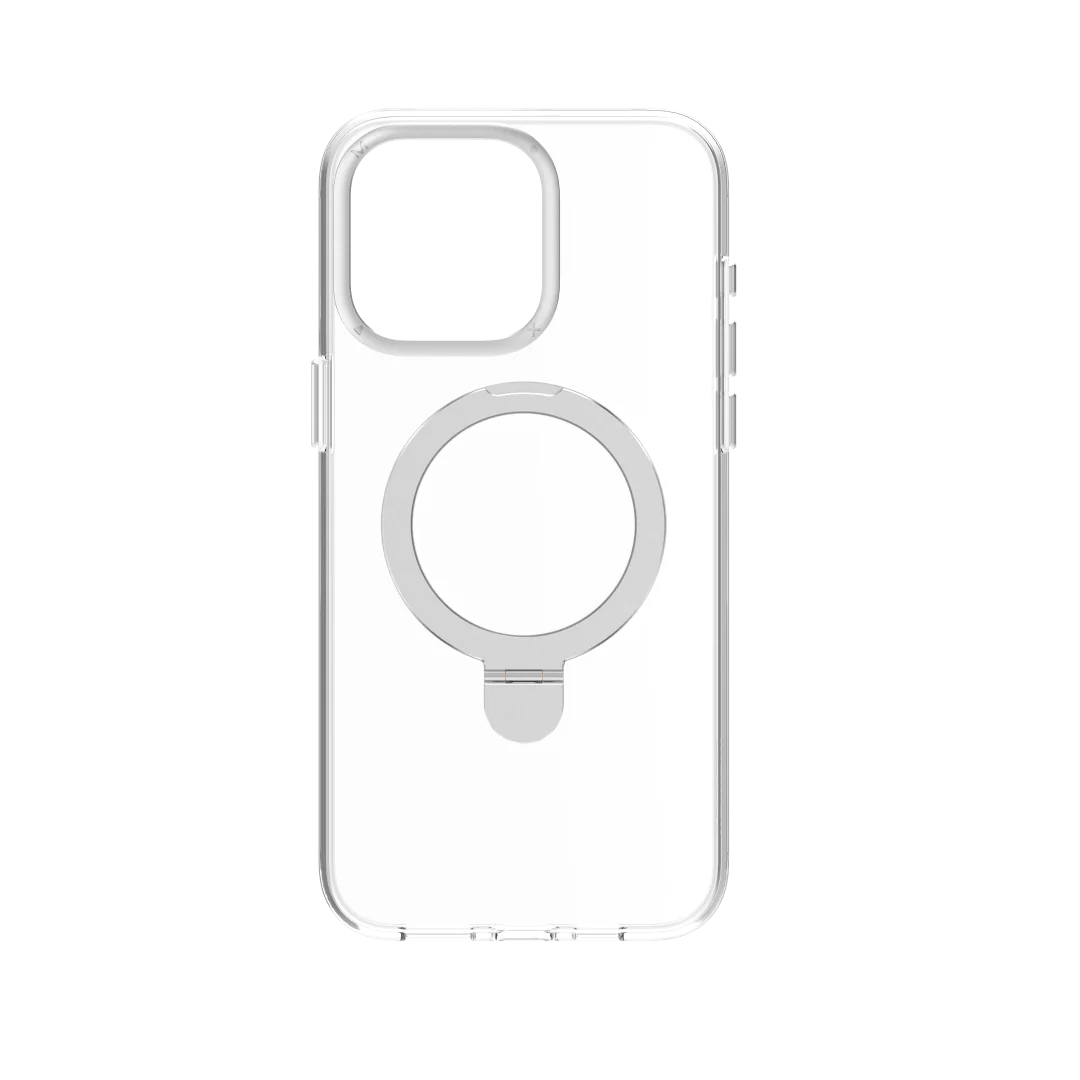 MOMAX FILP MEGNETIC CASE FOR IPHONE 15 6.7 PRO - CLEAR