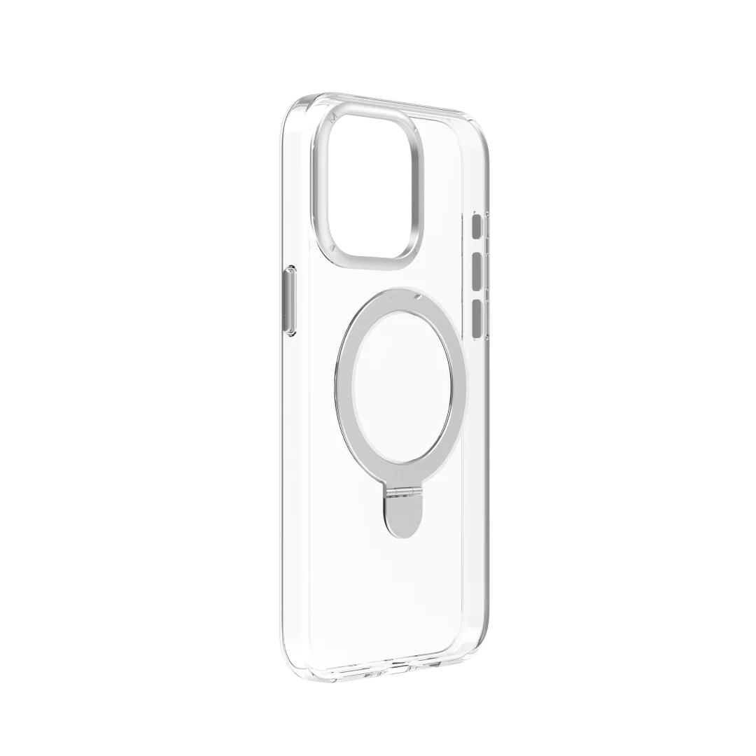 MOMAX FILP MEGNETIC CASE FOR IPHONE 15 6.1 PRO - CLEAR