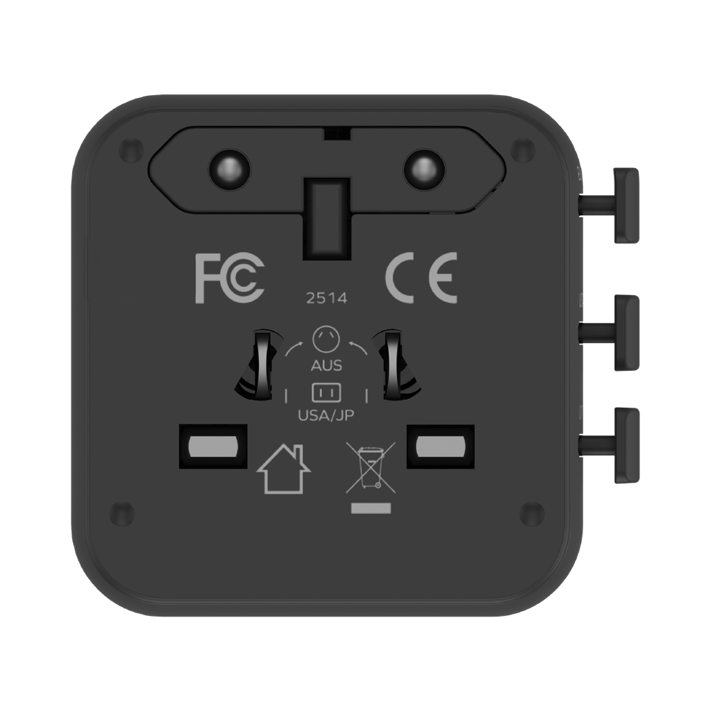 MOMAX - 1 World² 20W Universal 2 Port Travel Adapter