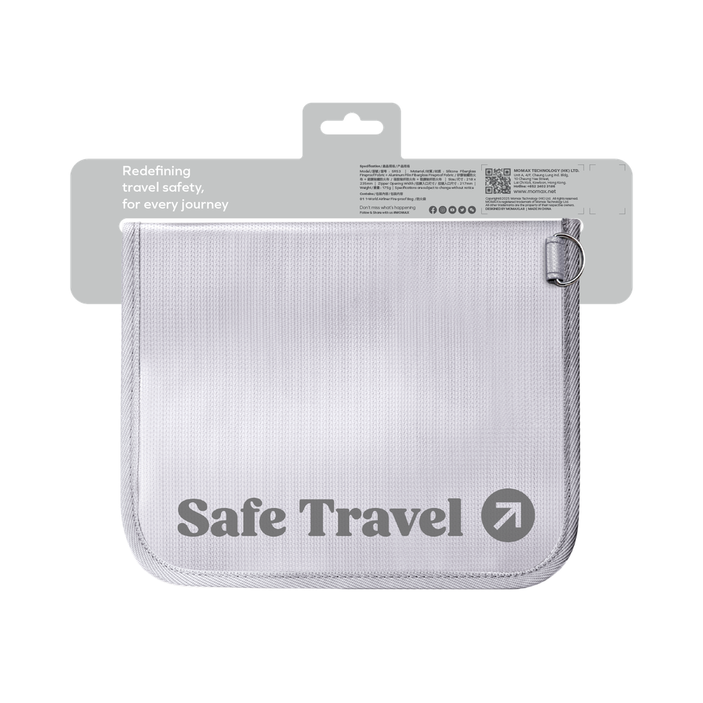 MOMAX - 1-World Airliner Fireproof Protection Pouch Size M