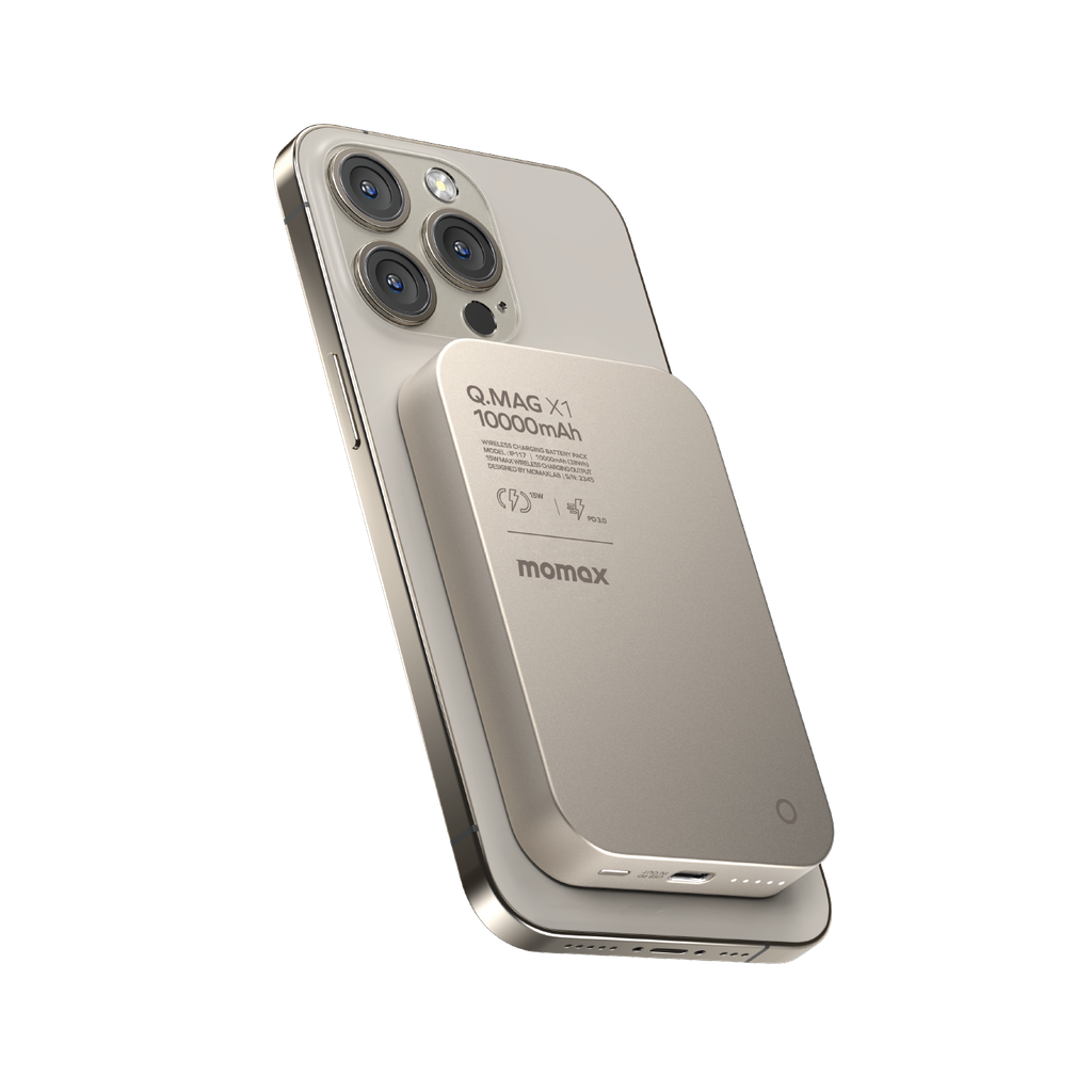 MOMAX Q.MAG X1 10000mAh 15W Magsafe Wireless Power Bank