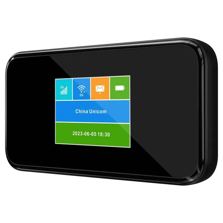 Porodo Portable MiFi 5G Wireless Router 5000mAh - Black