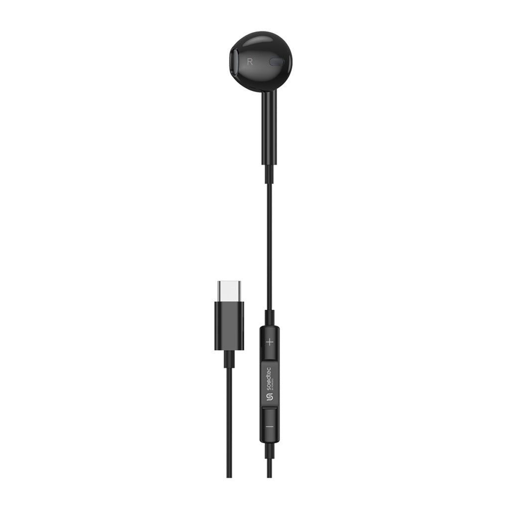 Porodo Mono Earphone with Type-C Connector