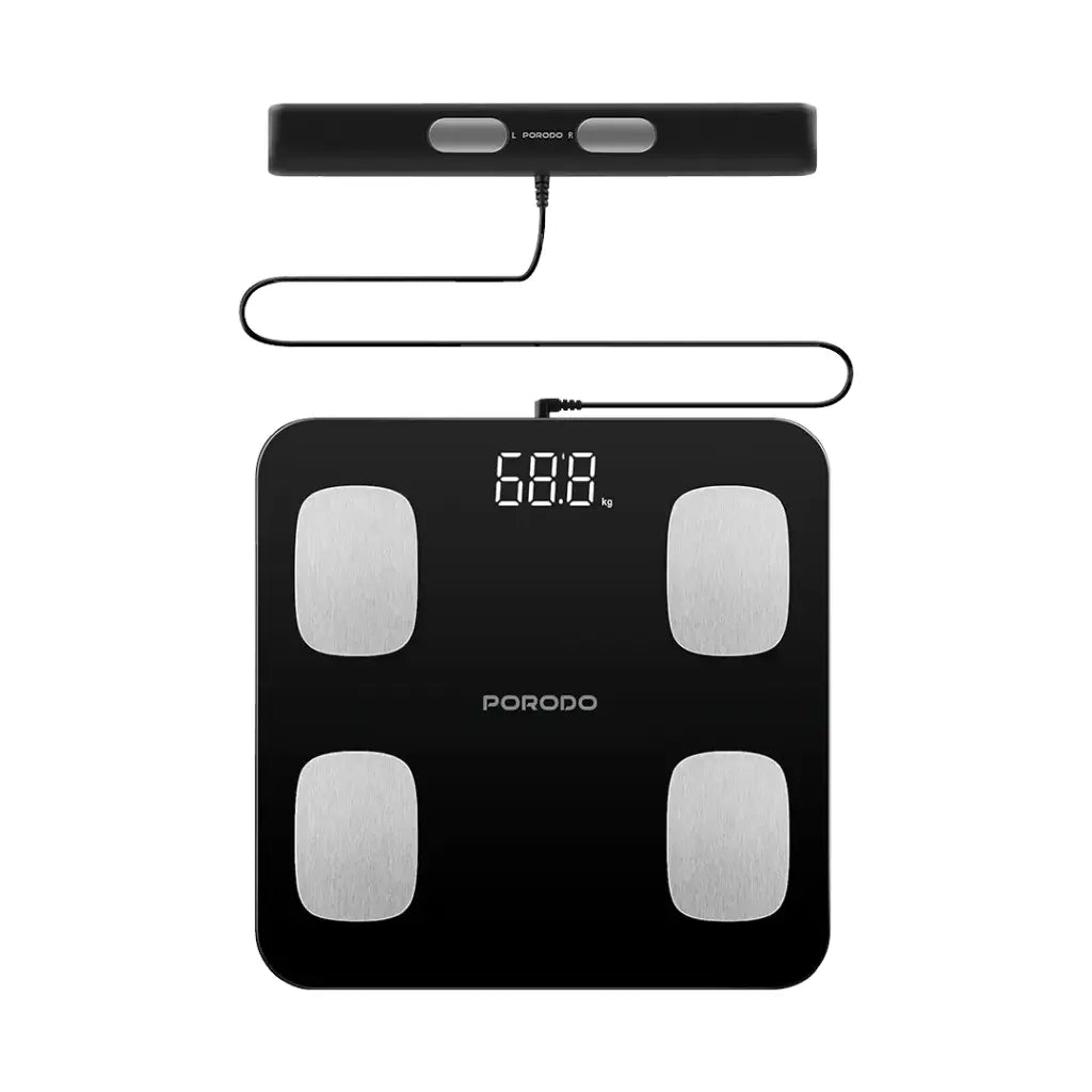 Porodo Lifestyle 8 -Electrode Smart Body Analyzer Scale Composition with Digital Dis