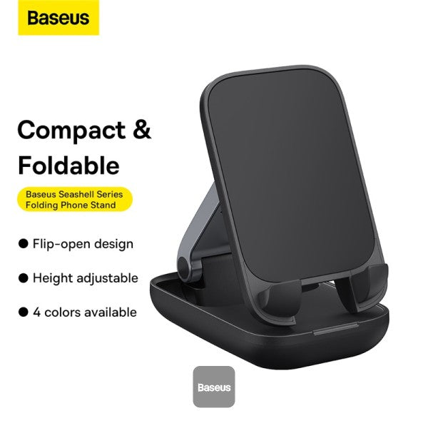Baseus Seashell Series Folding Phone Stand Cluster Black