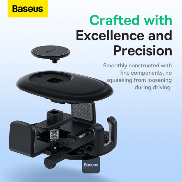 Baseus UltraControl Lite Series 2 in 1 Car Phone Holder | Auto Clamping Universal Car Phone Mount