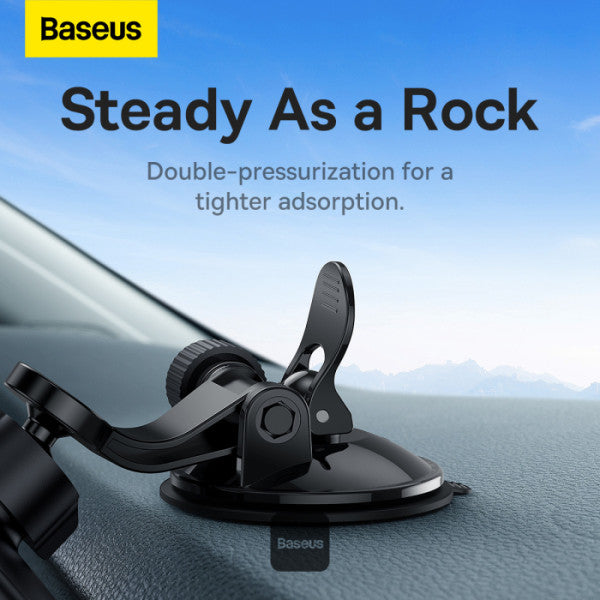 Baseus UltraControl Lite Series 2 in 1 Car Phone Holder | Auto Clamping Universal Car Phone Mount