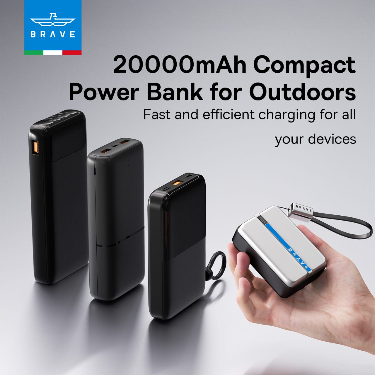 BRAVE BP-28 Thunder Charge 20000mAh 65W Power Bank