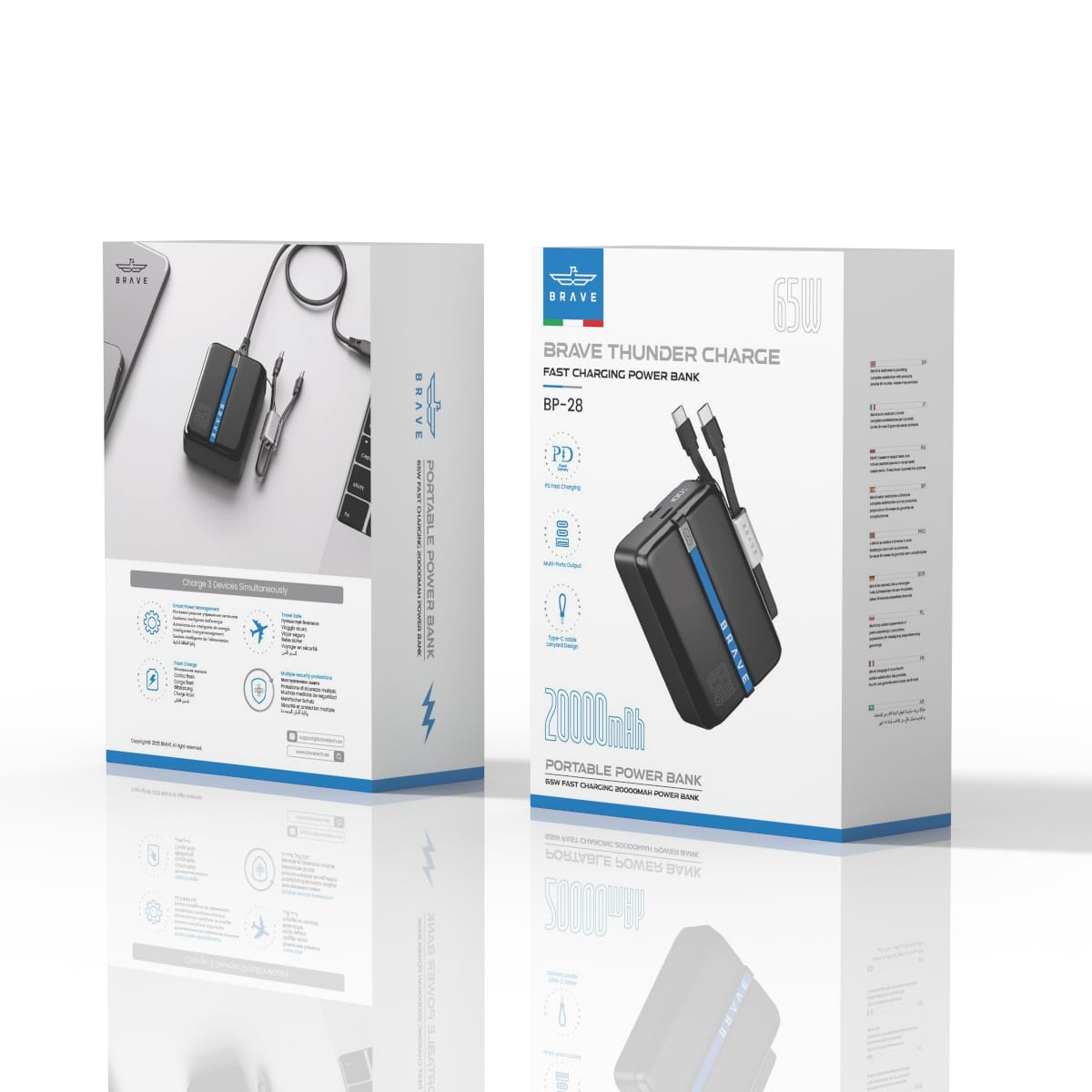 BRAVE BP-28 Thunder Charge 20000mAh 65W Power Bank