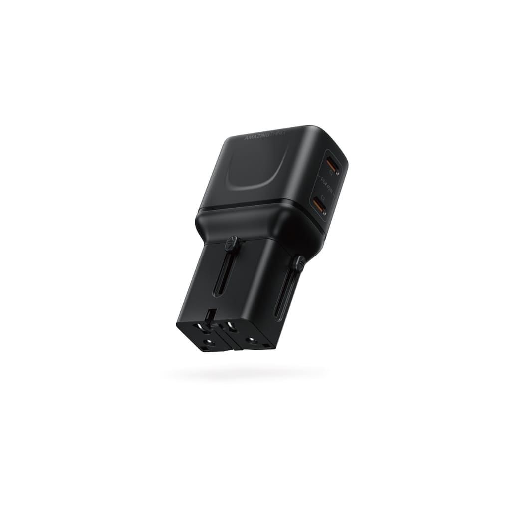 AMAZINGthing EXPLORER PRO 45W MAX 2C PORTS TRAVEL CHARGER