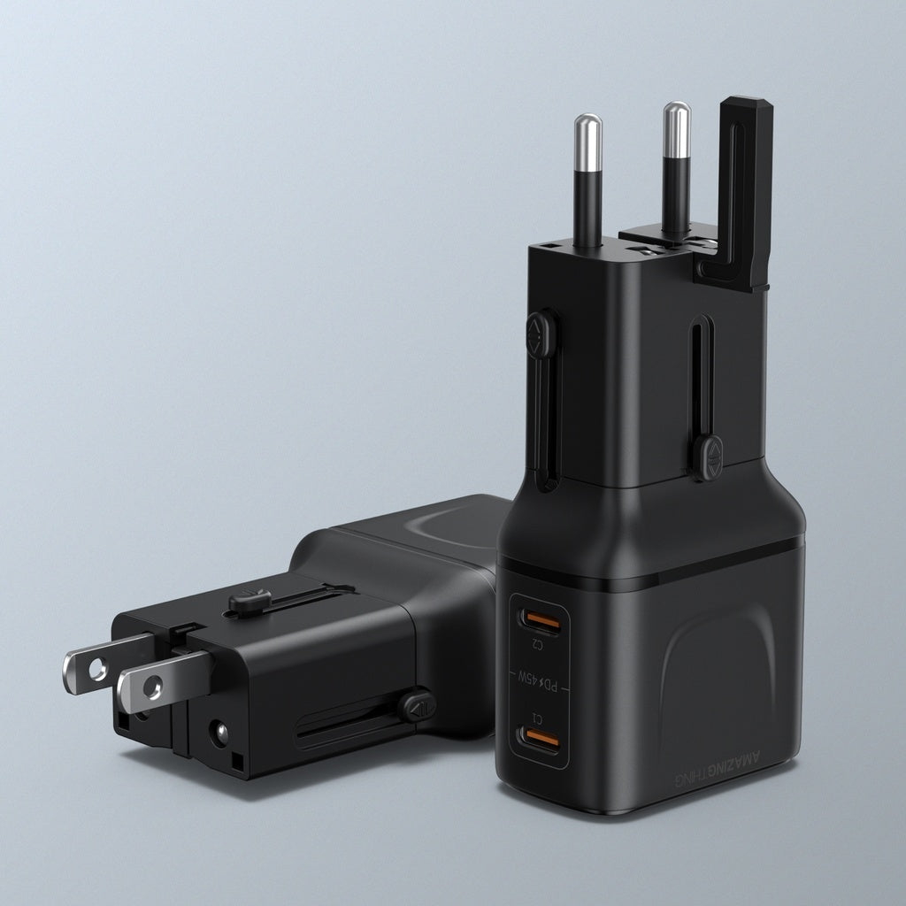 AMAZINGthing EXPLORER PRO 45W MAX 2C PORTS TRAVEL CHARGER
