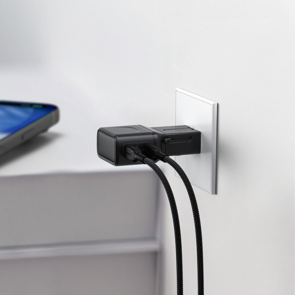 AMAZINGthing EXPLORER PRO 45W MAX 2C PORTS TRAVEL CHARGER