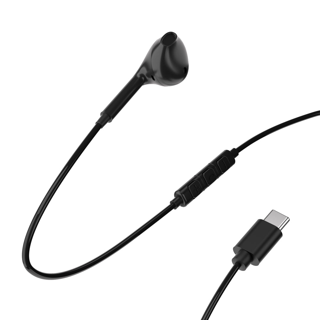 Powerology Mono USB-C Earphones 1.2M