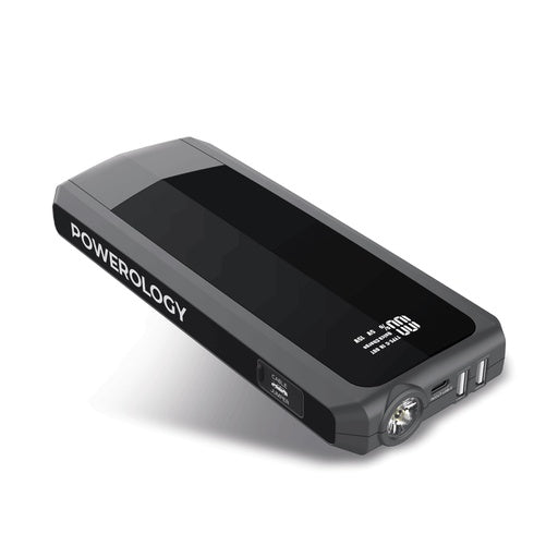 Powerology Jumpstart Powerbank 16000mAh PD 18W QC3.0 1200A 6L - Black