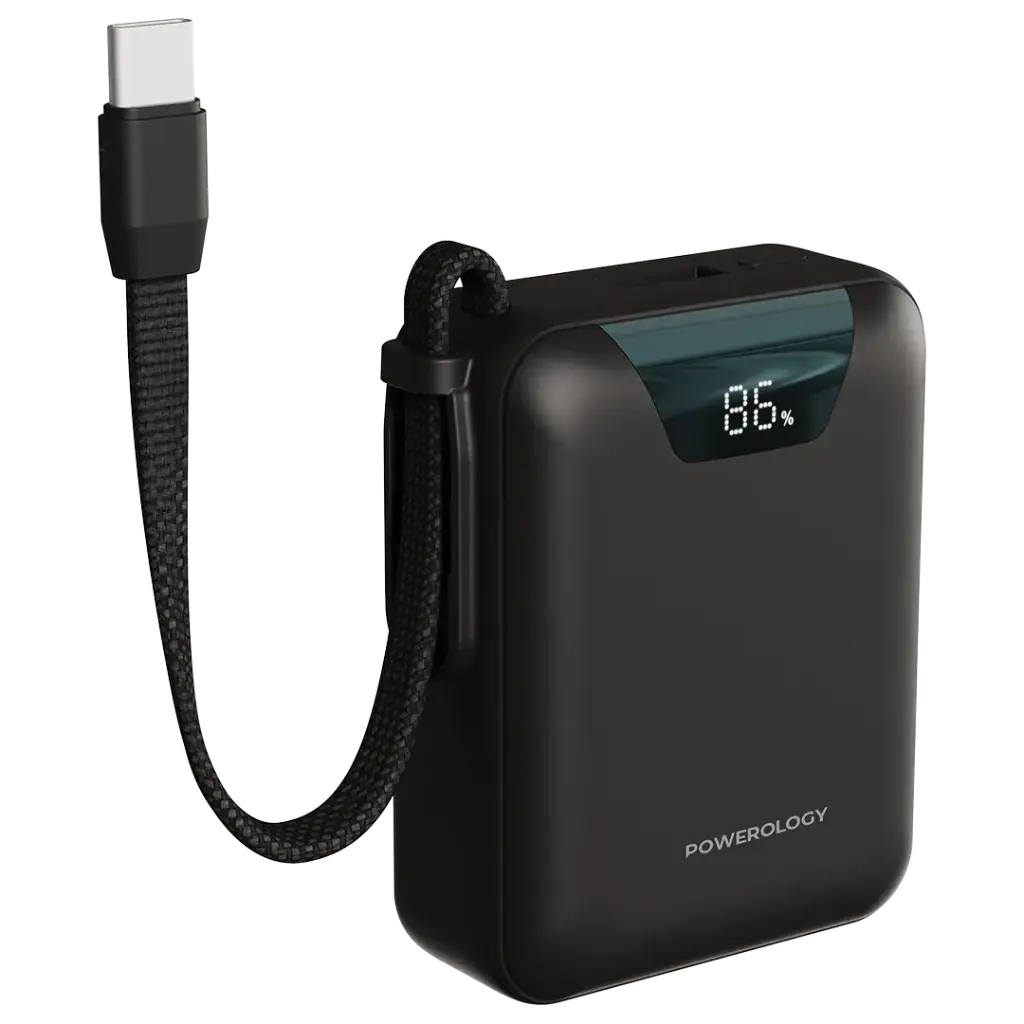 Powerology - York POWER BANK 10000mAh - Black