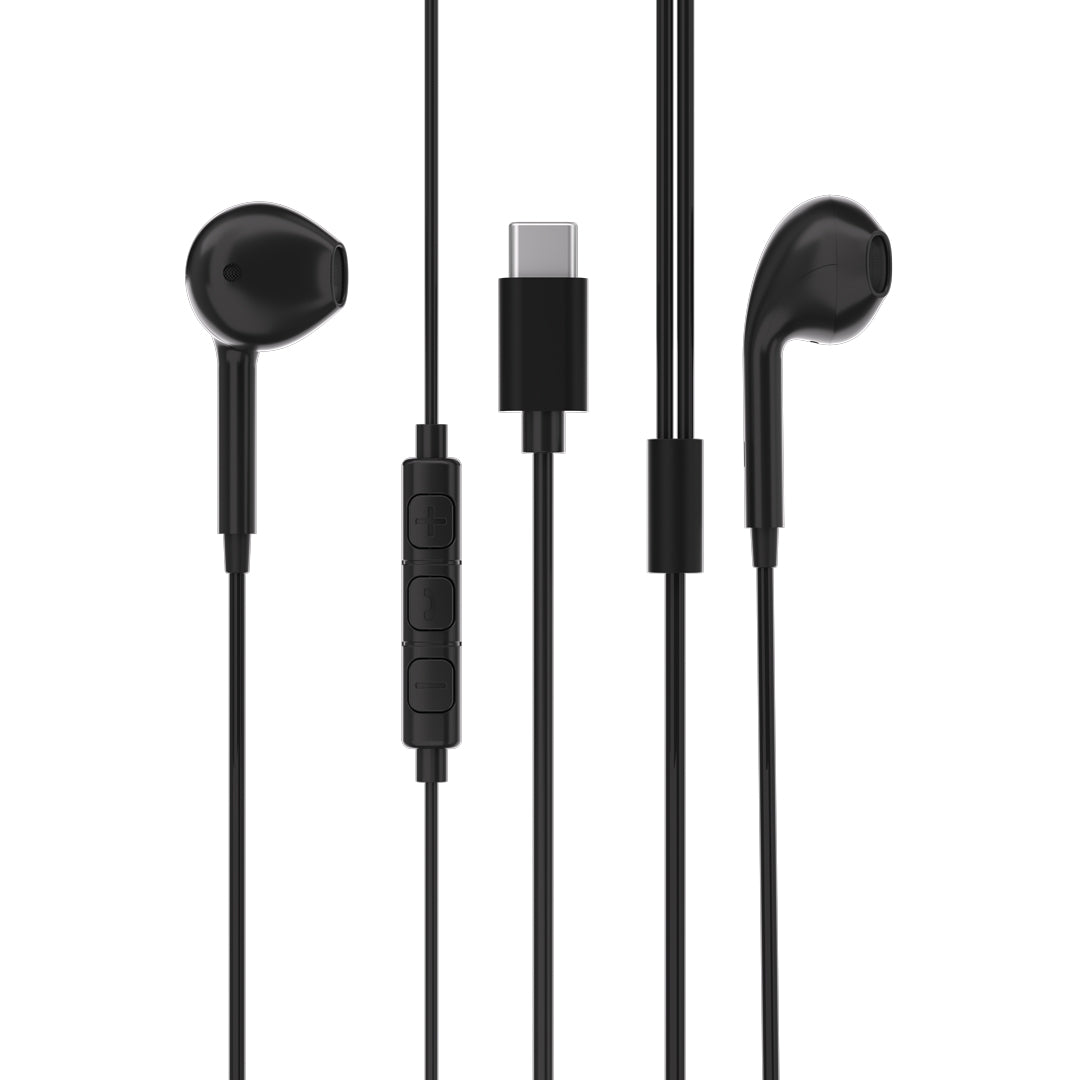 Powerology Stereo USB-C Earphones 1.2M