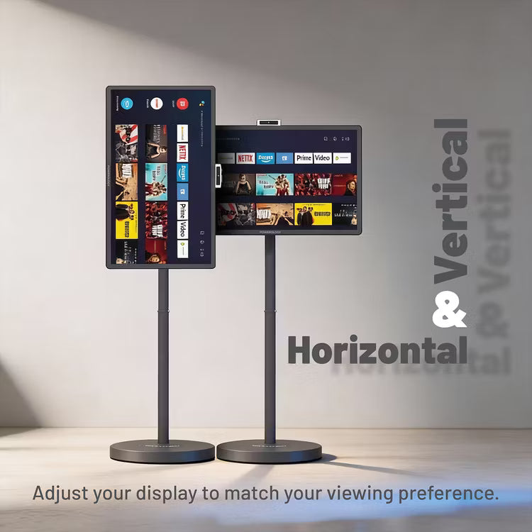 Powerology Banf 32" Portable Smart Monitor - Grey - TECH STREET