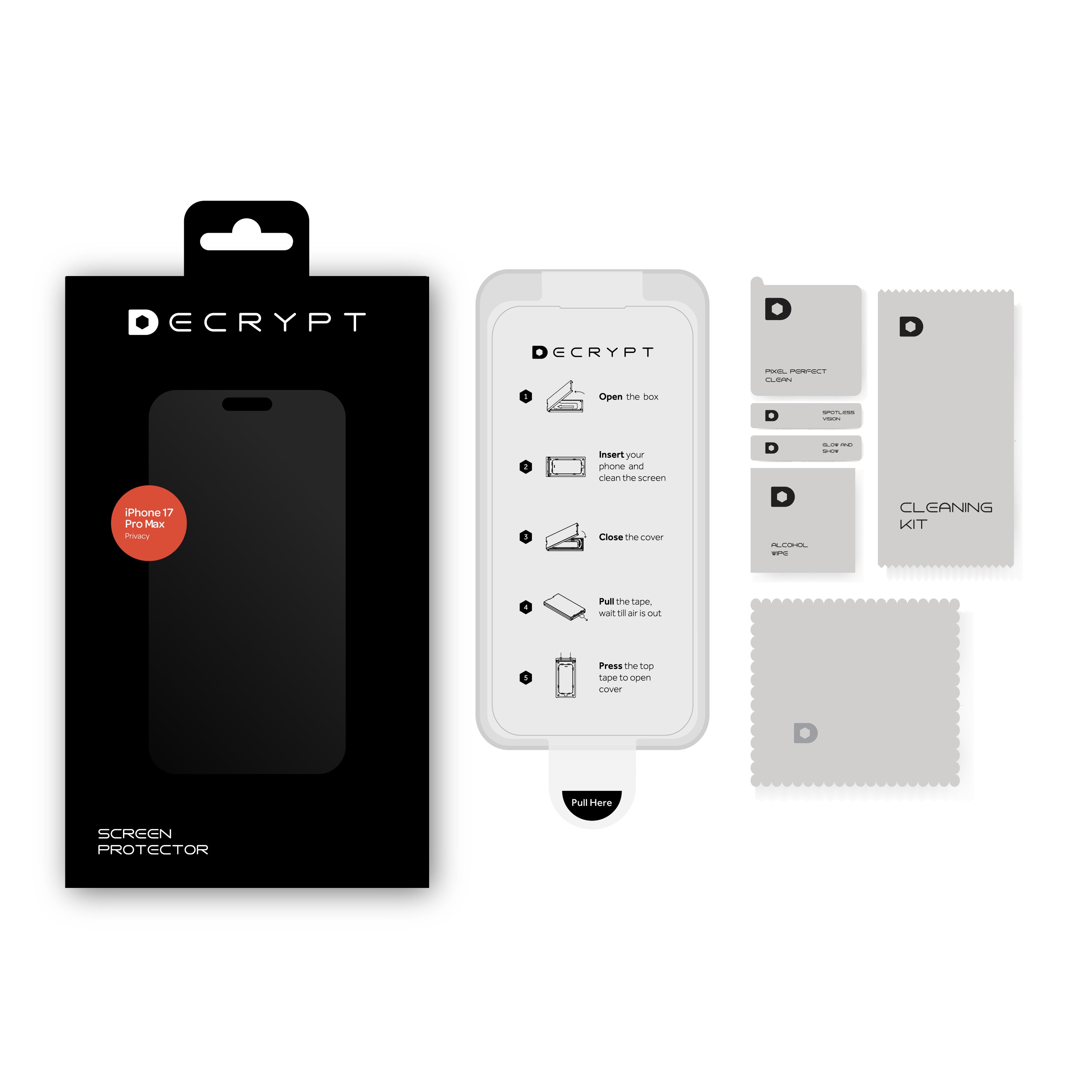 Decrypt - iPhone 17 Pro Max Privacy Screen Protector