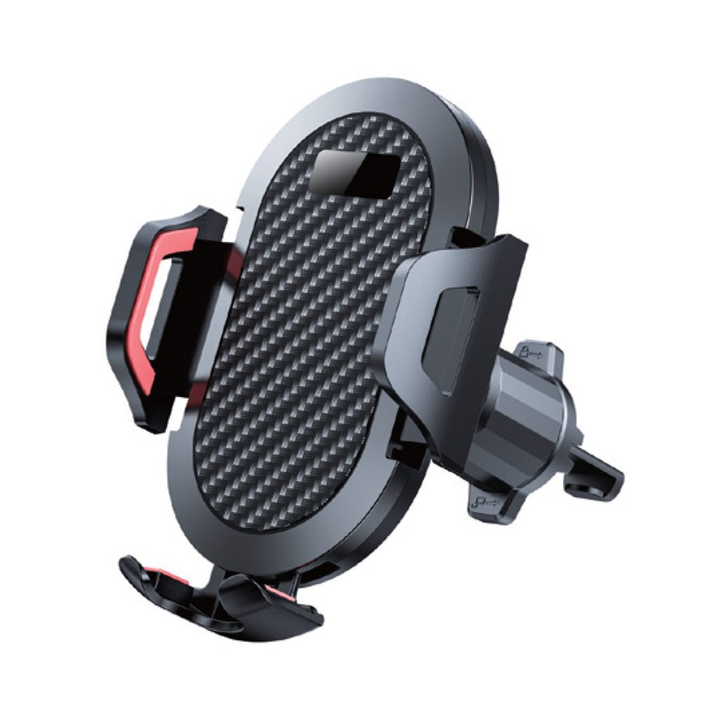 Porodo ABS +Silicone 360 Degree Rotatable Universal Car Mount - Black