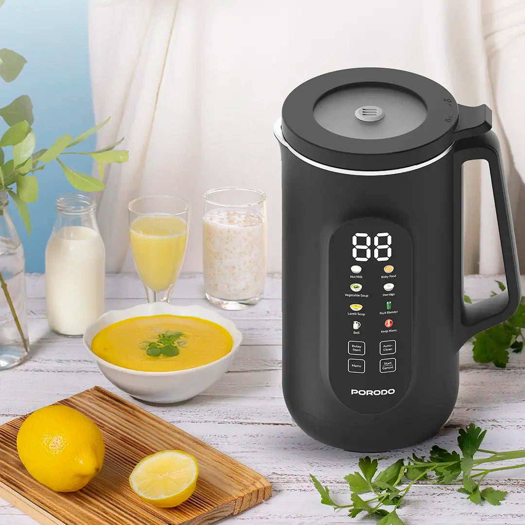 Porodo Lifetsyle 800W Auto Hot and Cold Drink Maker 1000ml with Digital Display