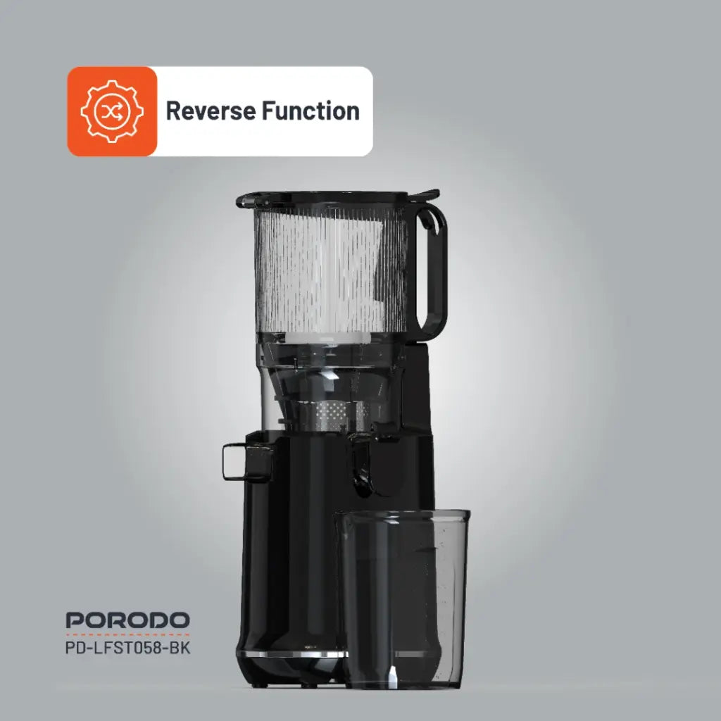 Porodo Lifestyle Slow Juicer 250W - Black