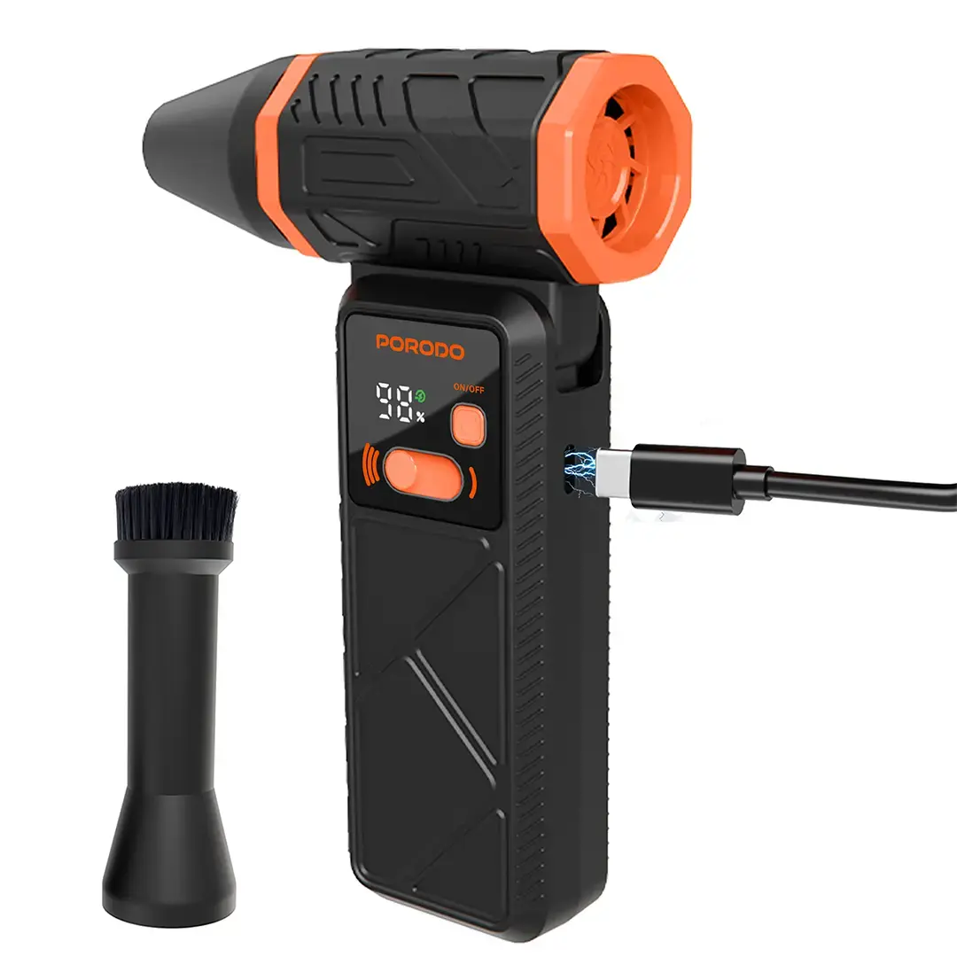 Porodo - Lifestyle Cyclon Rotatable Turbo Blower Fan with LED Light Function - TECH STREET