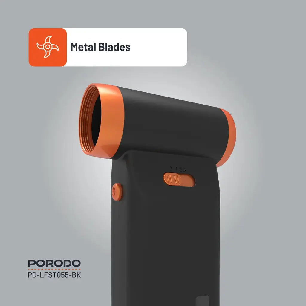 Porodo Lifestye Turbo Blower 110K RPM - Black