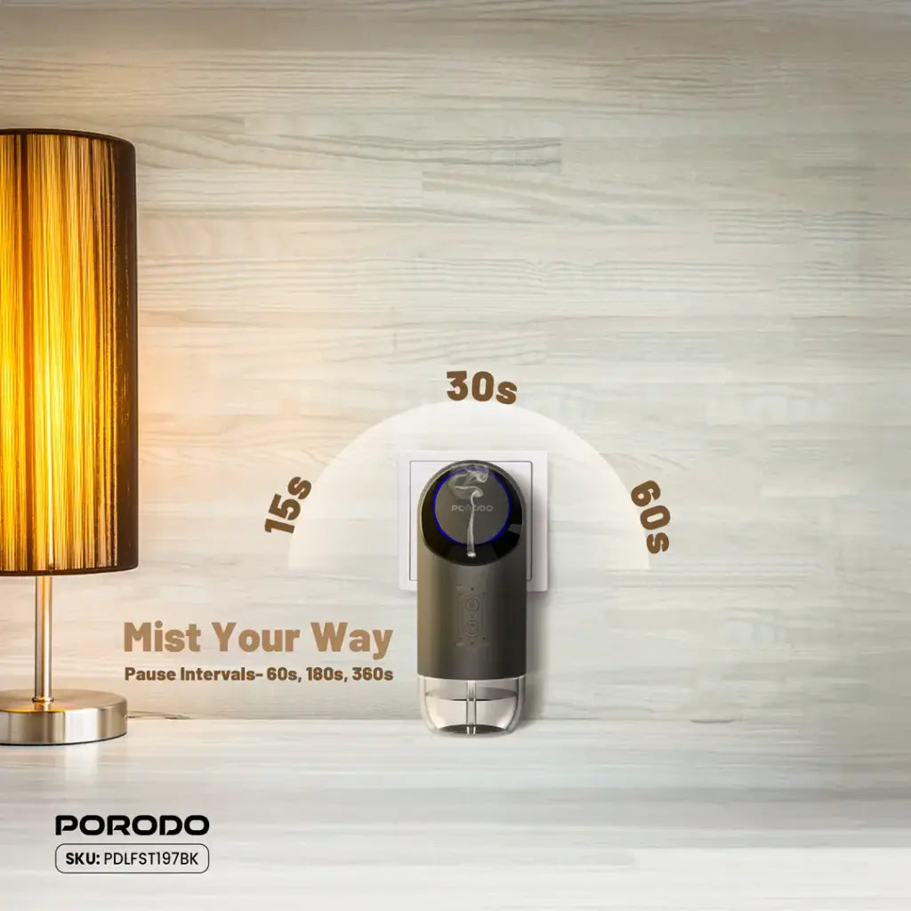 Porodo Lifestyle Wall Plug-In Essential Oil Diffuser - TECH STREET