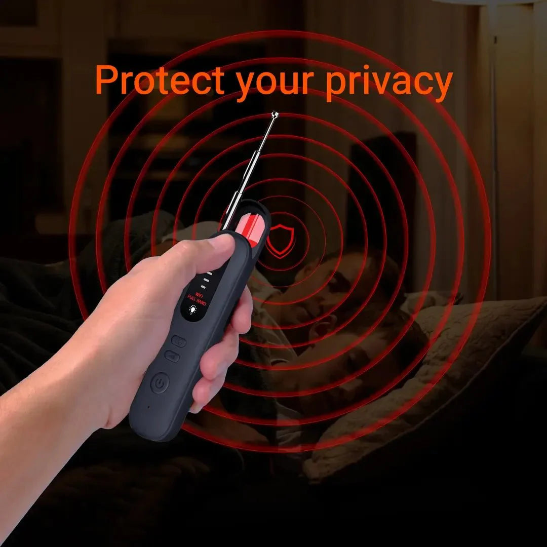 Porodo - All-In-1 Hidden Camera Detector With Built-In Antenna 300mah
