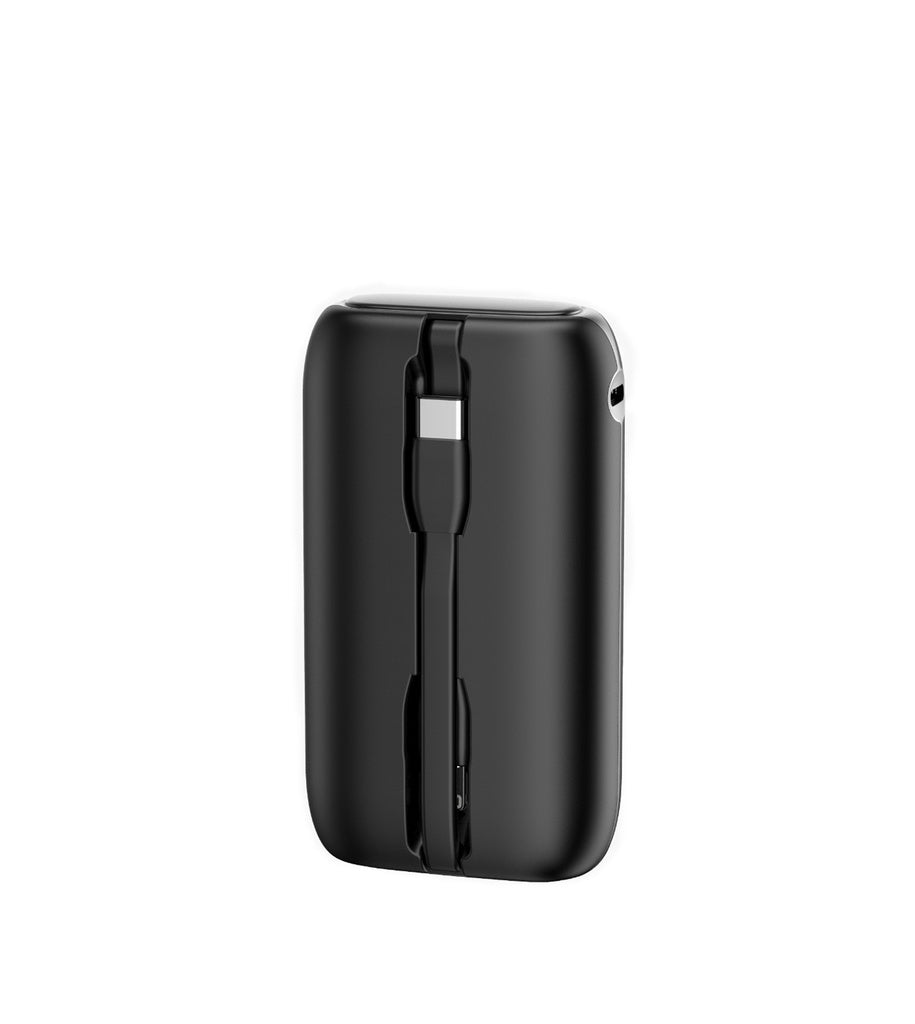 Porodo 4in1 Station 10000mAh PD20W Power Bank with inbuilt cable Type-C and Lighting - Black