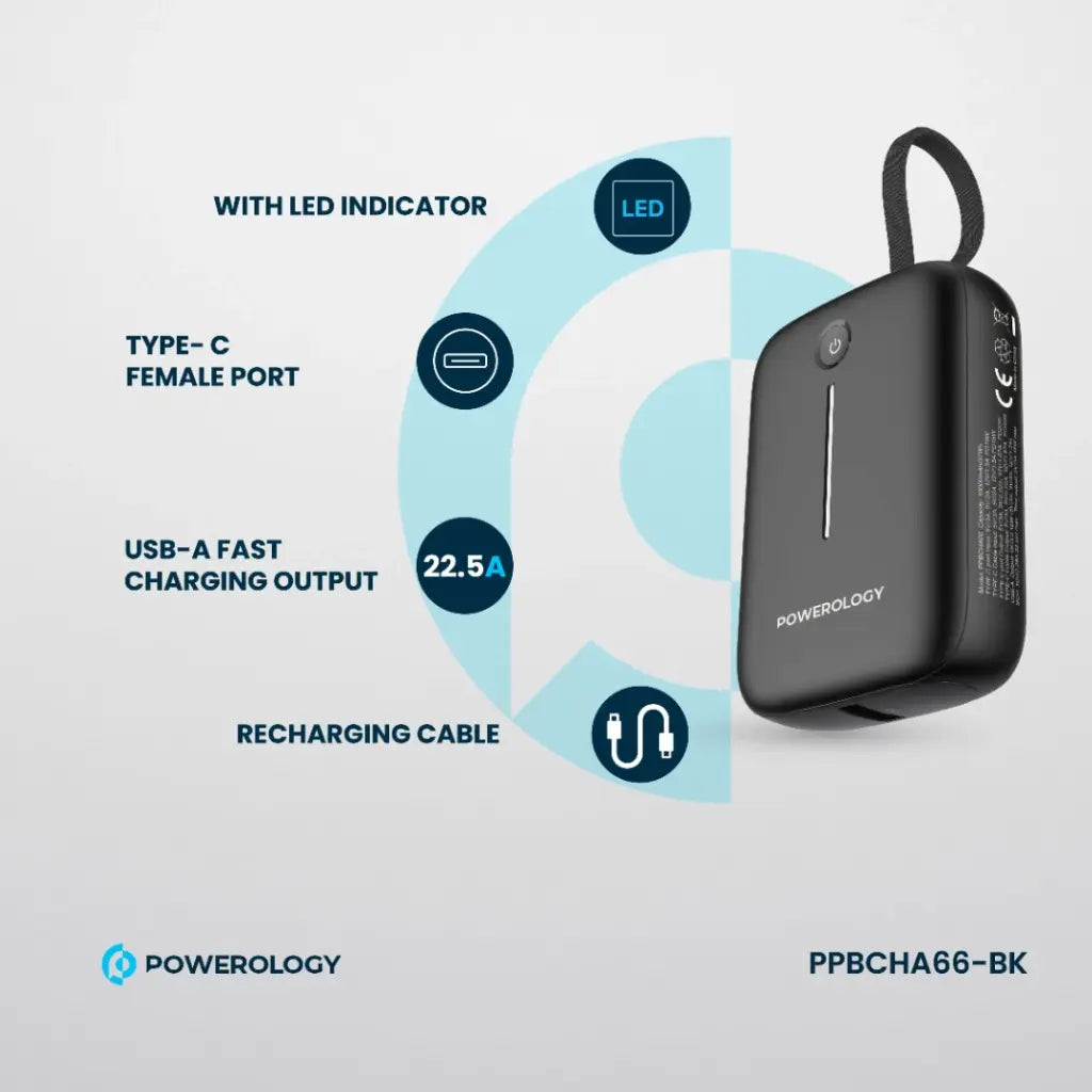 Powerology - 10000mAh Power Bank - TECH STREET