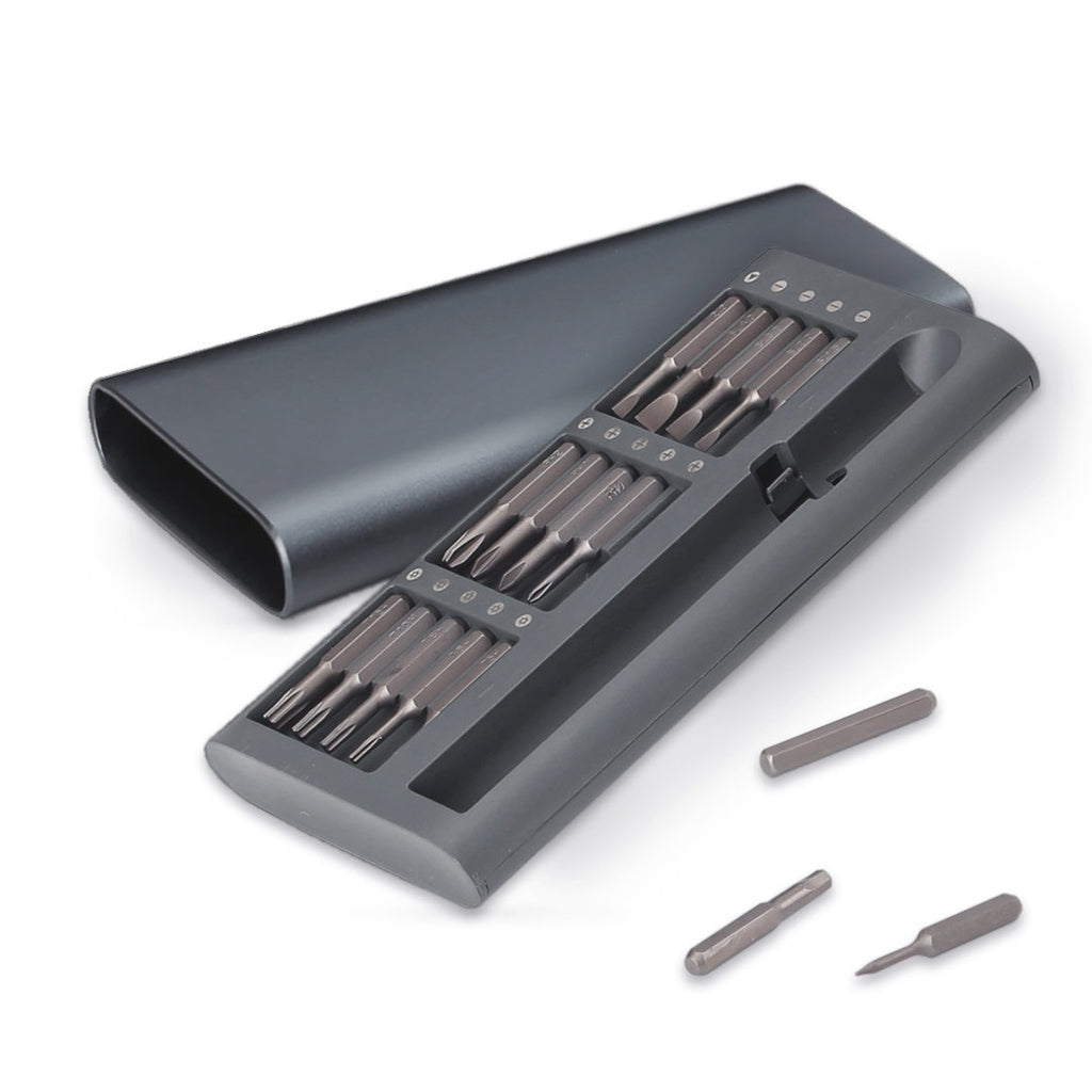 Powerology 31 in 1 Stainless Steel Screwdriver Kit - Gray