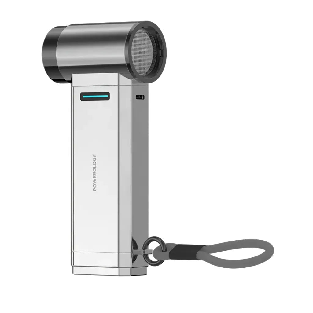 Powerology Turbo Blower 130000rpm Power Bank 4000mAh - Silver