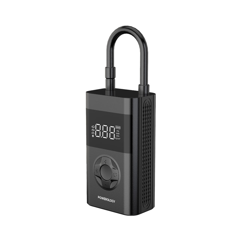 Powerology 4000mAh 3C Mini Air Pump - Black