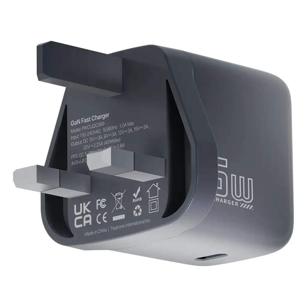 Powerology - Voltflow 45W AVS GaN Wall Charger