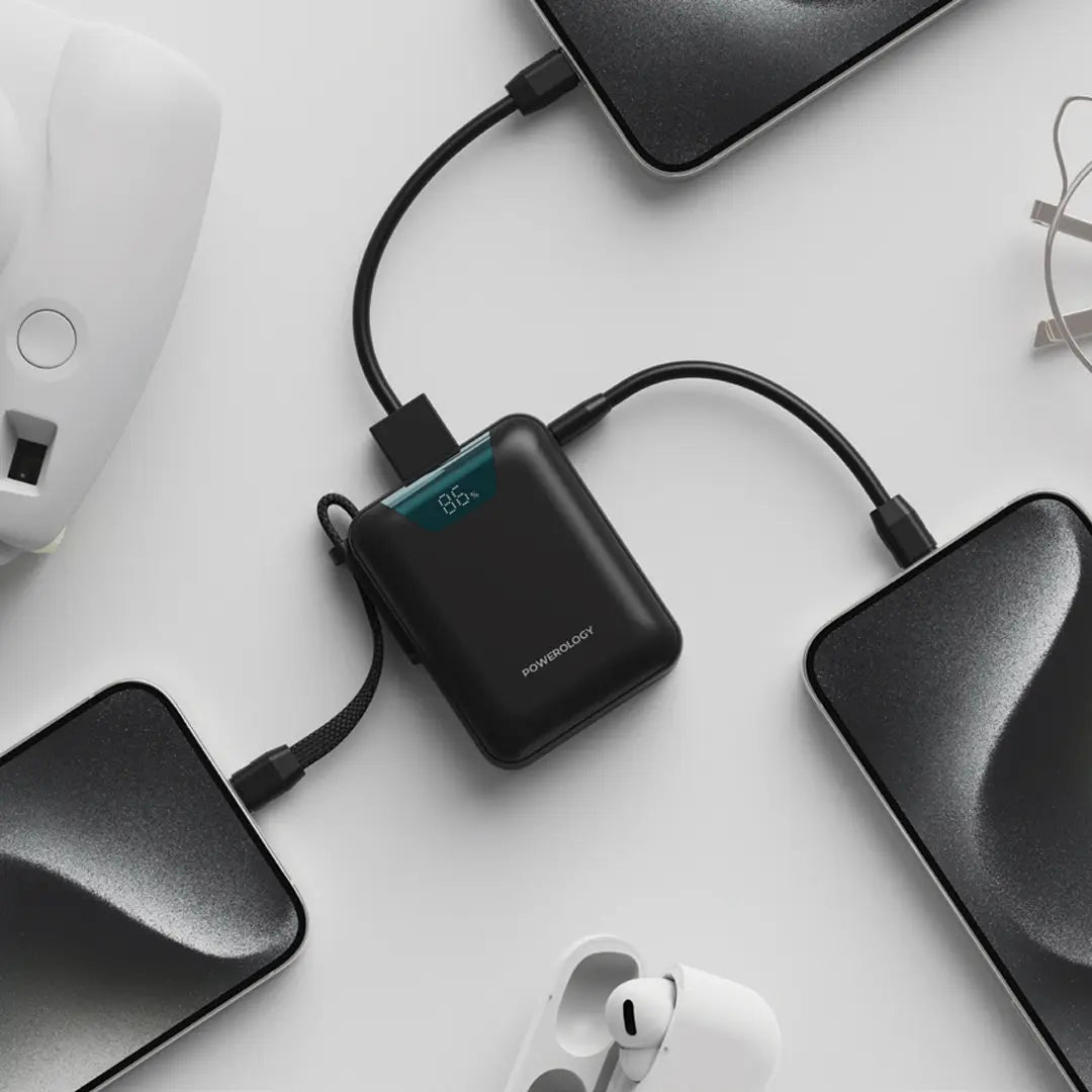 Powerology - York POWER BANK 10000mAh - Black