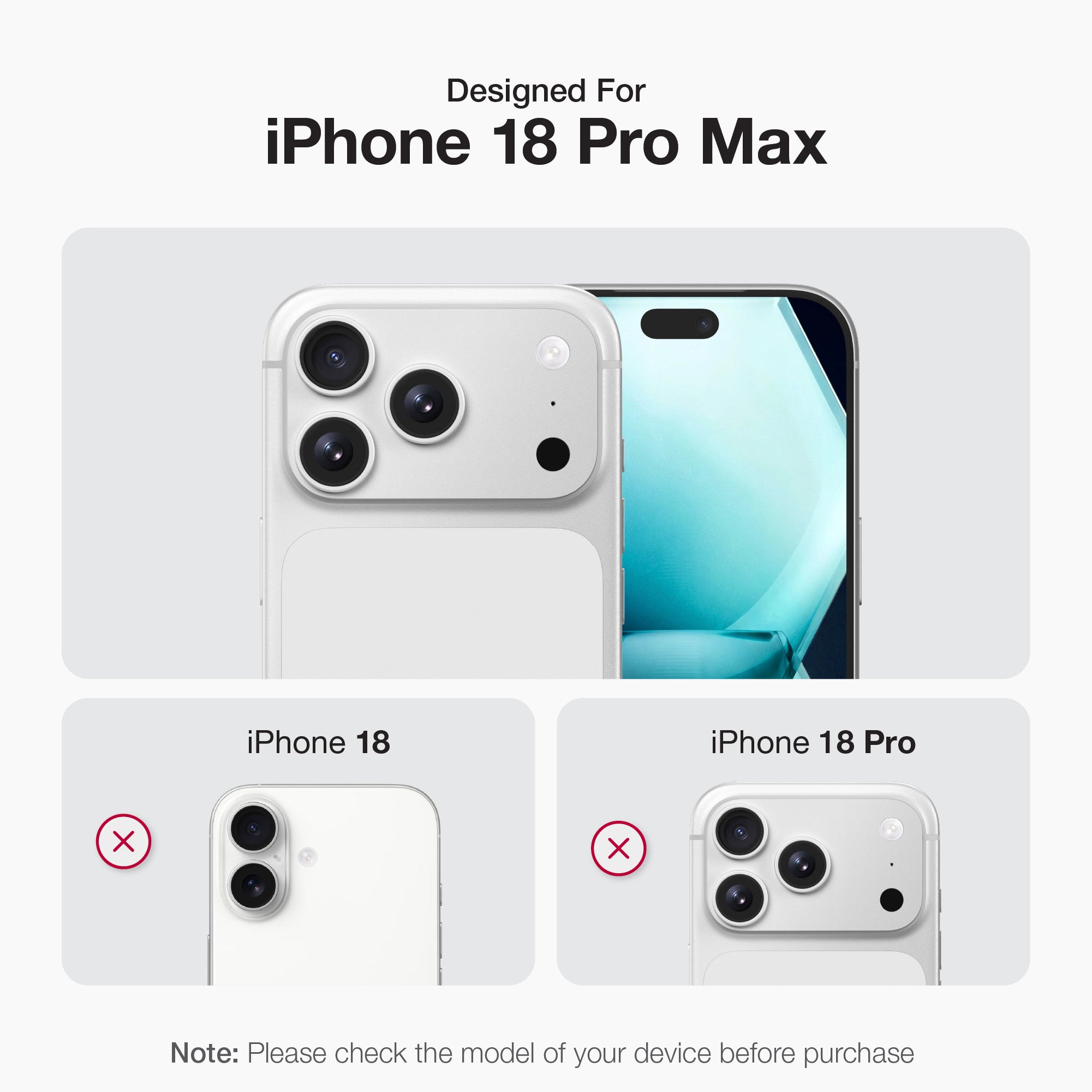 AMAZINGthing - IPhone 18 Pro Max Radix Care Privacy Screen Protection