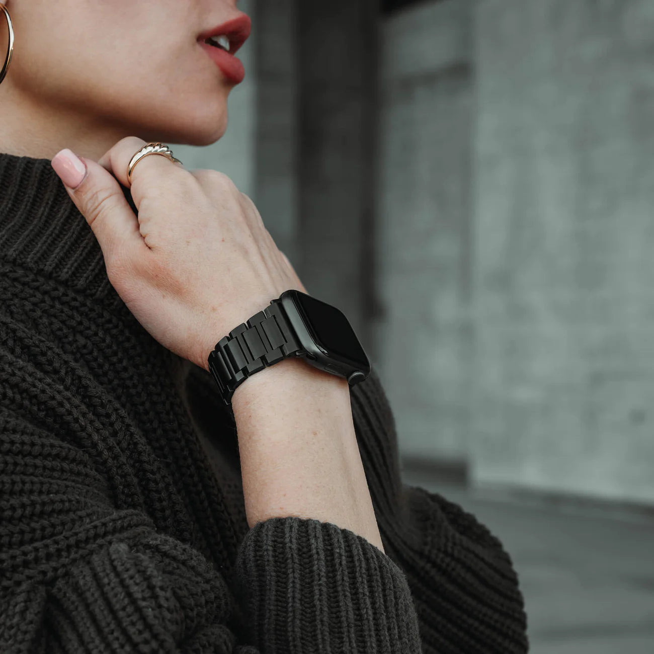 SANDMARC Stainless Steel Edition - Apple Watch - Black