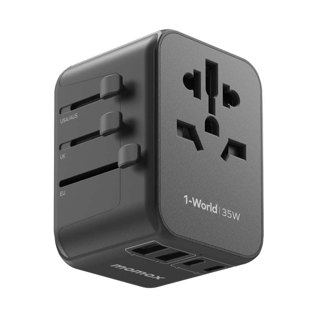 MOMAX 1WORLD PD 35W 5 PORTS AC TRAVEL CHARGER