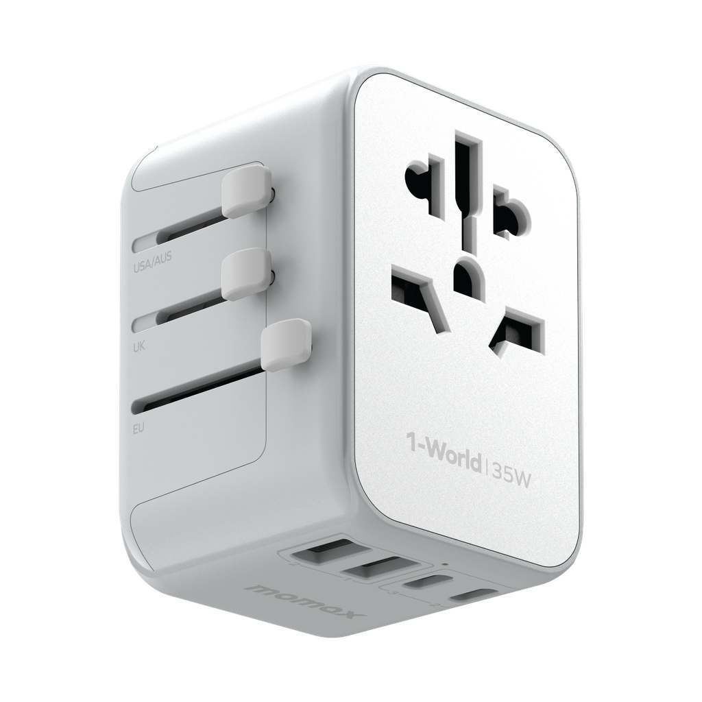 MOMAX 1WORLD PD 35W 5 PORTS AC TRAVEL CHARGER