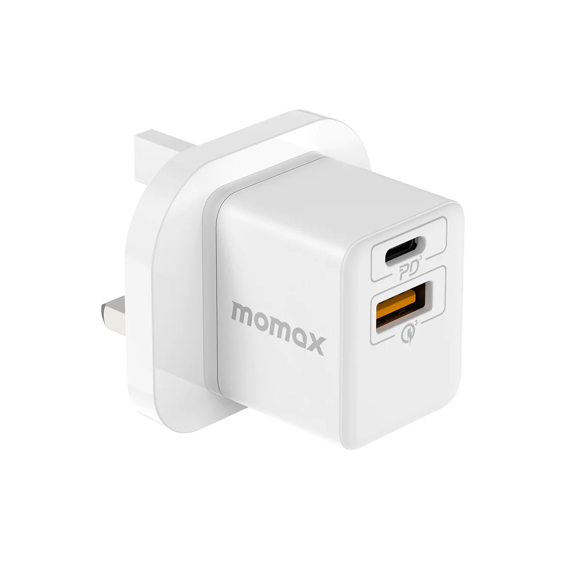 MOMAX ONEPLUG 20W 2 PORT MINI CHARGER