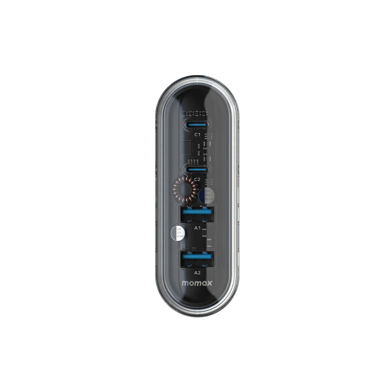MOMAX 1-CHARGER FLOW PD 80W 4 PORTS GAN DESKTOP CHARGER