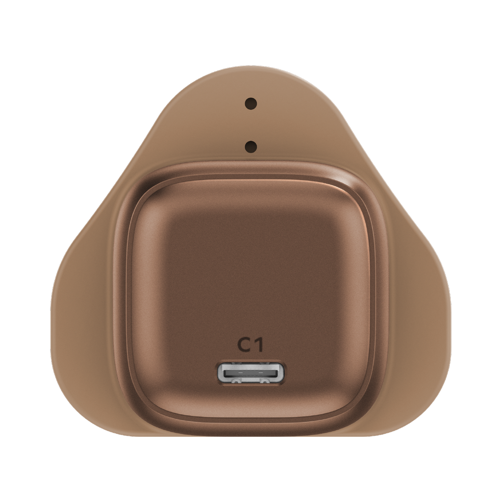 MOMAX 1-CHARGE GAN 30W 1 PORT CHARGER (Color: ROSE GOLD)