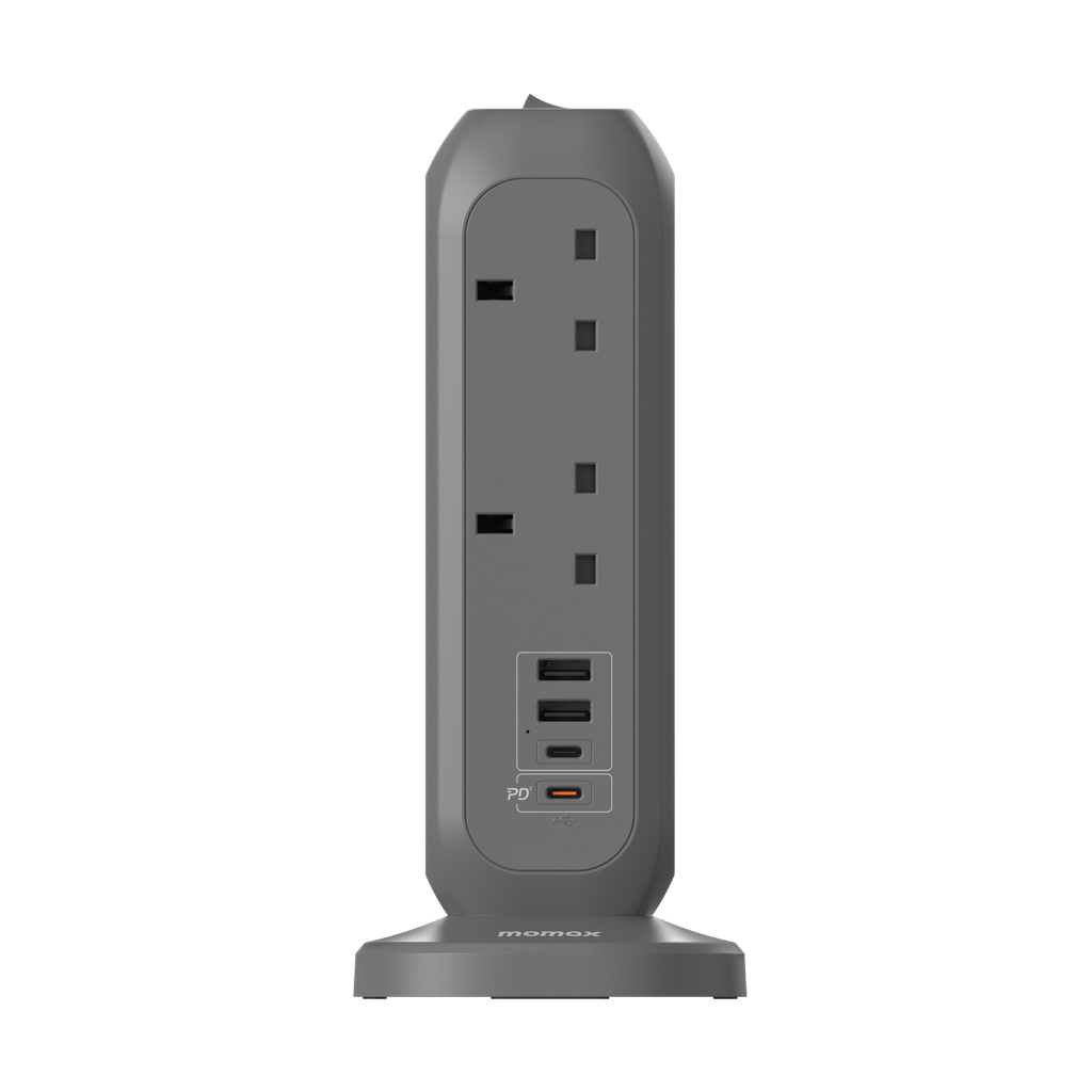 MOMAX ONEPLUG 11-OUTLET POWER STRIP WITH USB